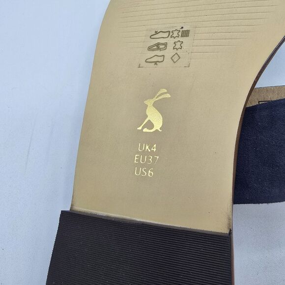 $79 Joules Fenthorpe Women's Flower Suede Flat Sandals Shoe Size 6 - Picture 9 of 9